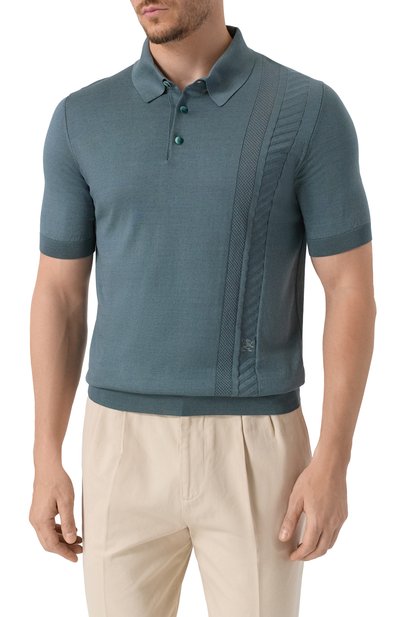 Поло из хлопка и шелка ZILLI, арт. KBP002M0142VFWS00, фото 3