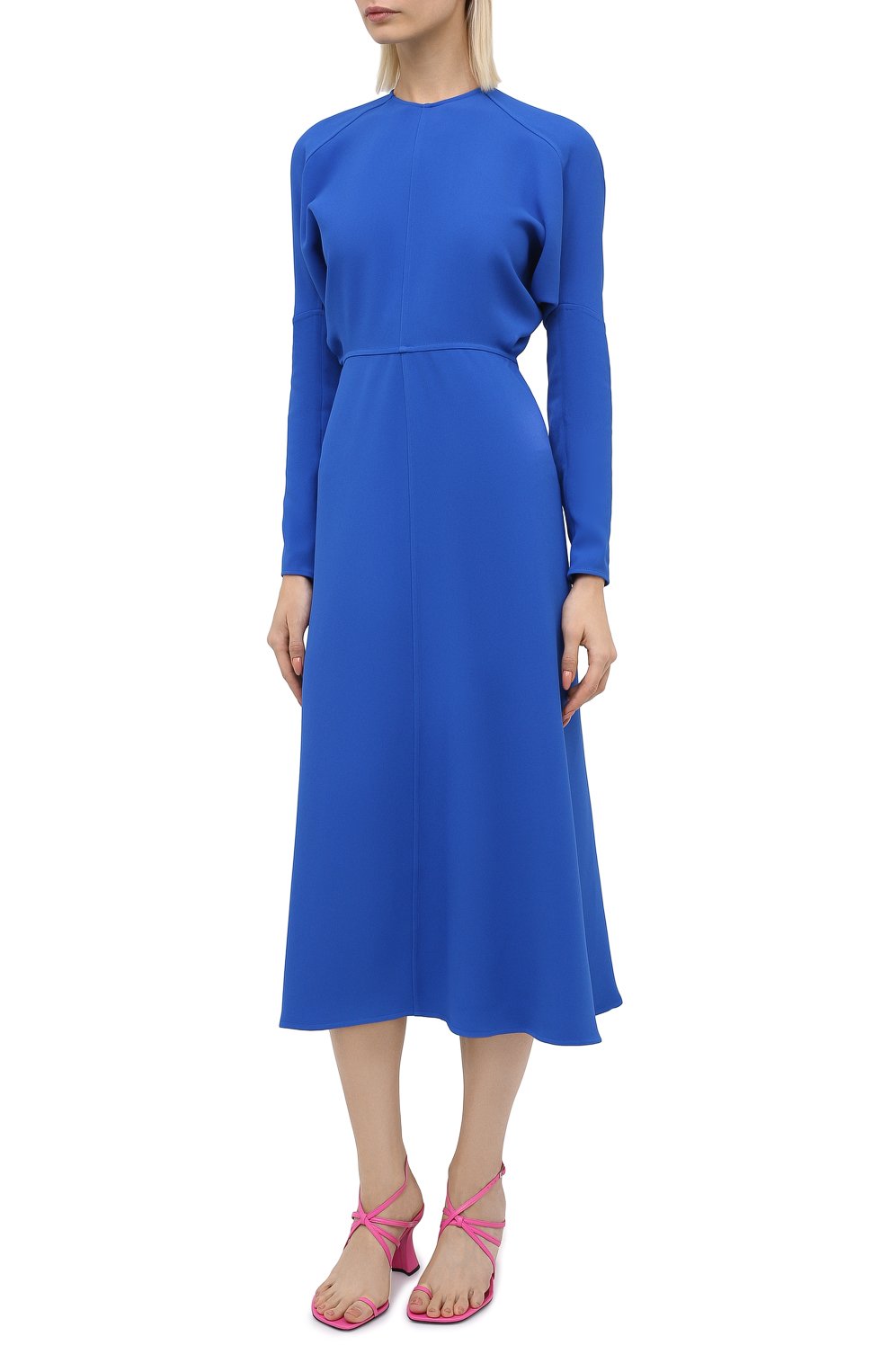 Платье VICTORIA BECKHAM синего цвета по цене 120500 руб., арт. 1320WDR001717A, фото 3 Платье VICTORIA BECKHAM, арт. 1320WDR001717A, фото 3