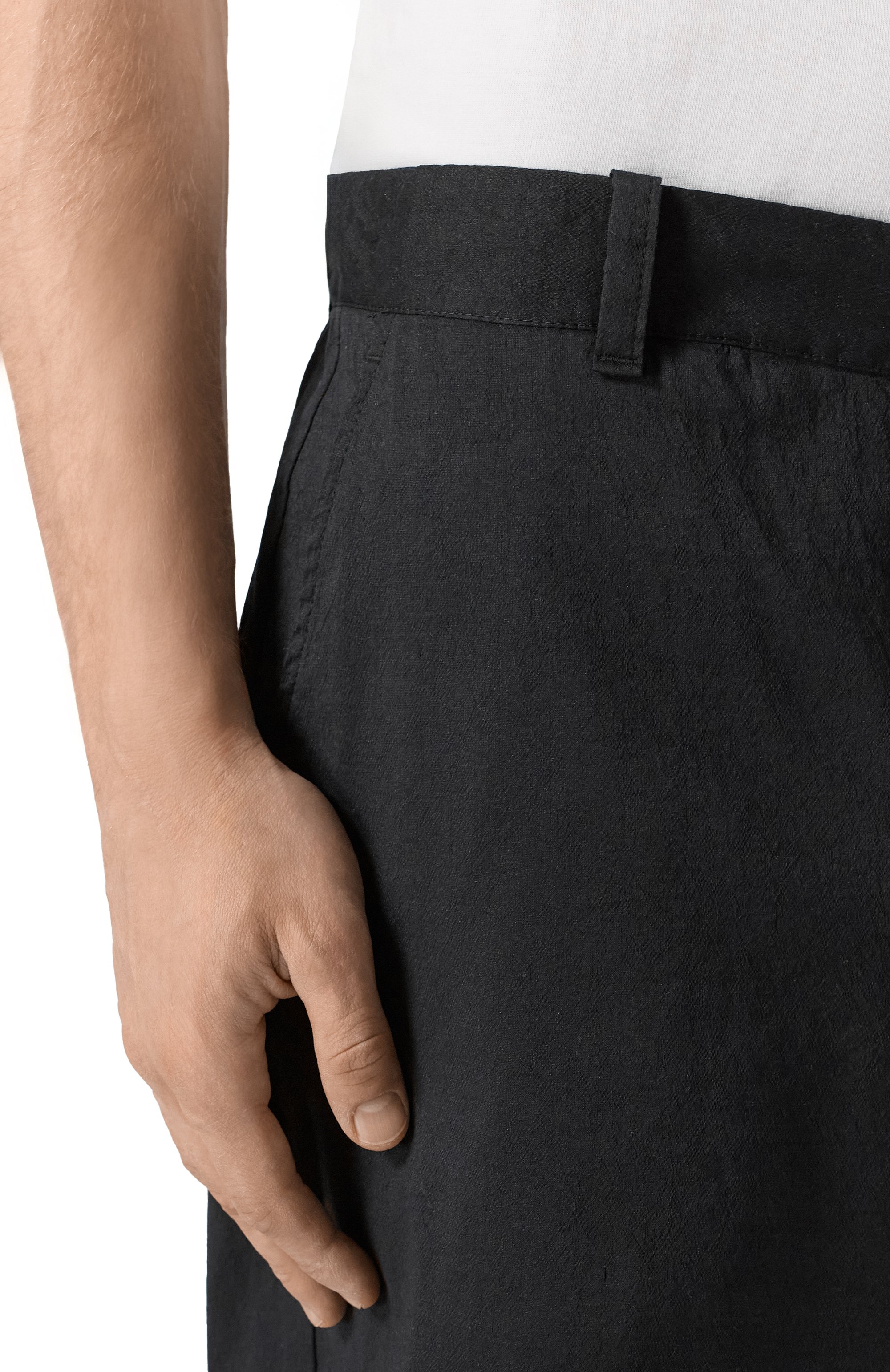 Брюки изо льна и хлопка TRANSIT, арт. CFUTRZI180, фото 5