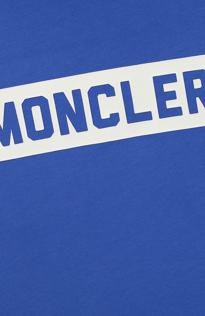 Хлопковая футболка MONCLER ENFANT, арт. E2-954-80269-50-83092/4-6A, фото 3
