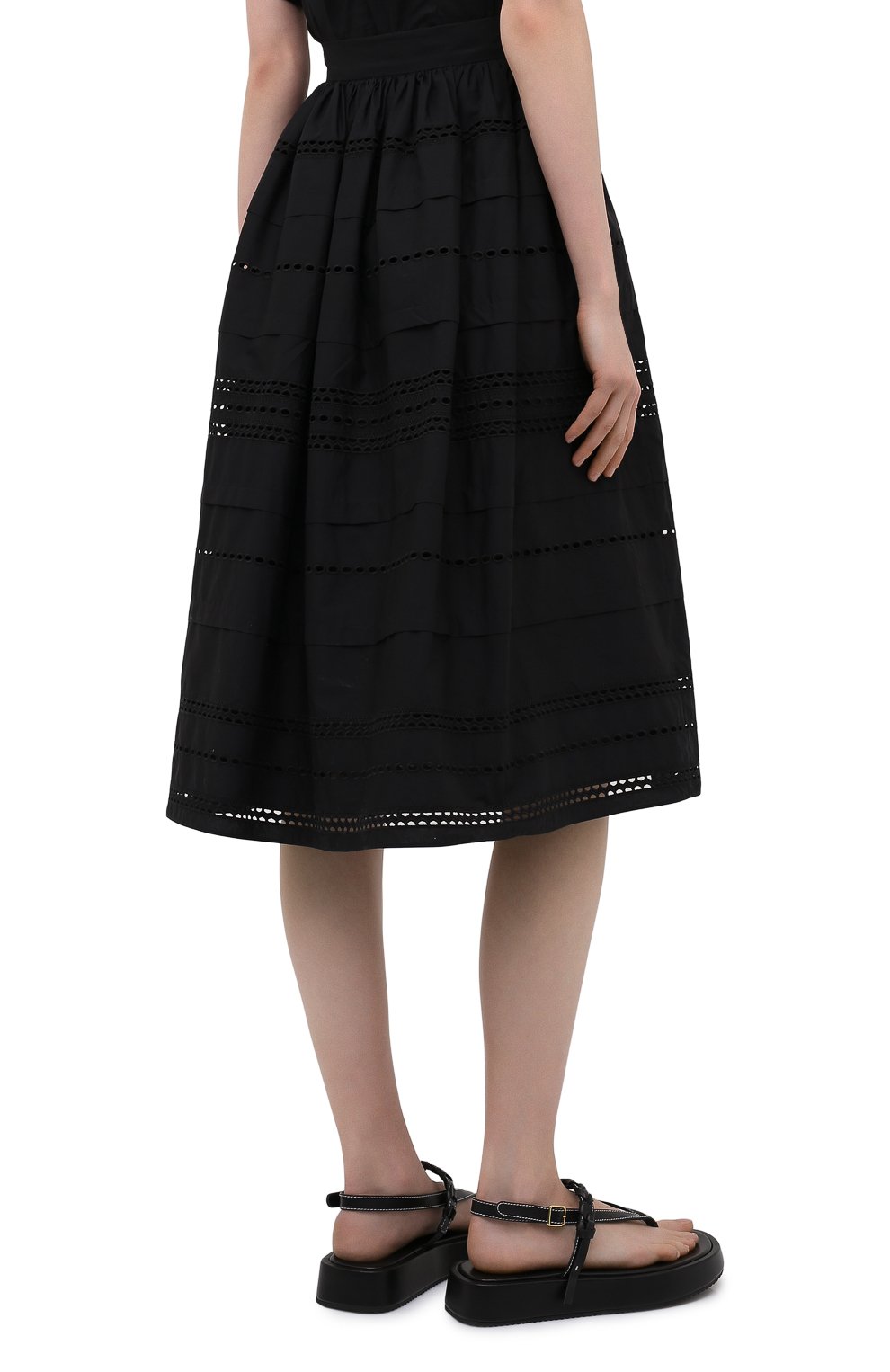 Хлопковая юбка REDVALENTINO, арт. VR0RA01J/5T0, фото 4