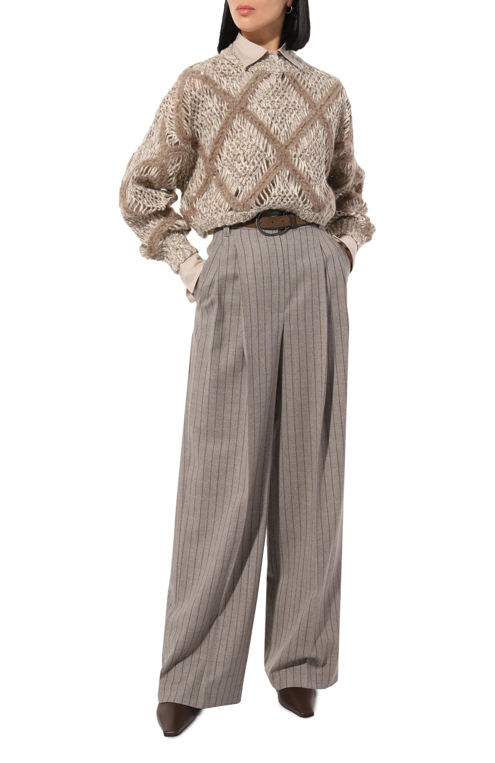 Шерстяной свитер BRUNELLO CUCINELLI, арт. MCER10200P, фото 2