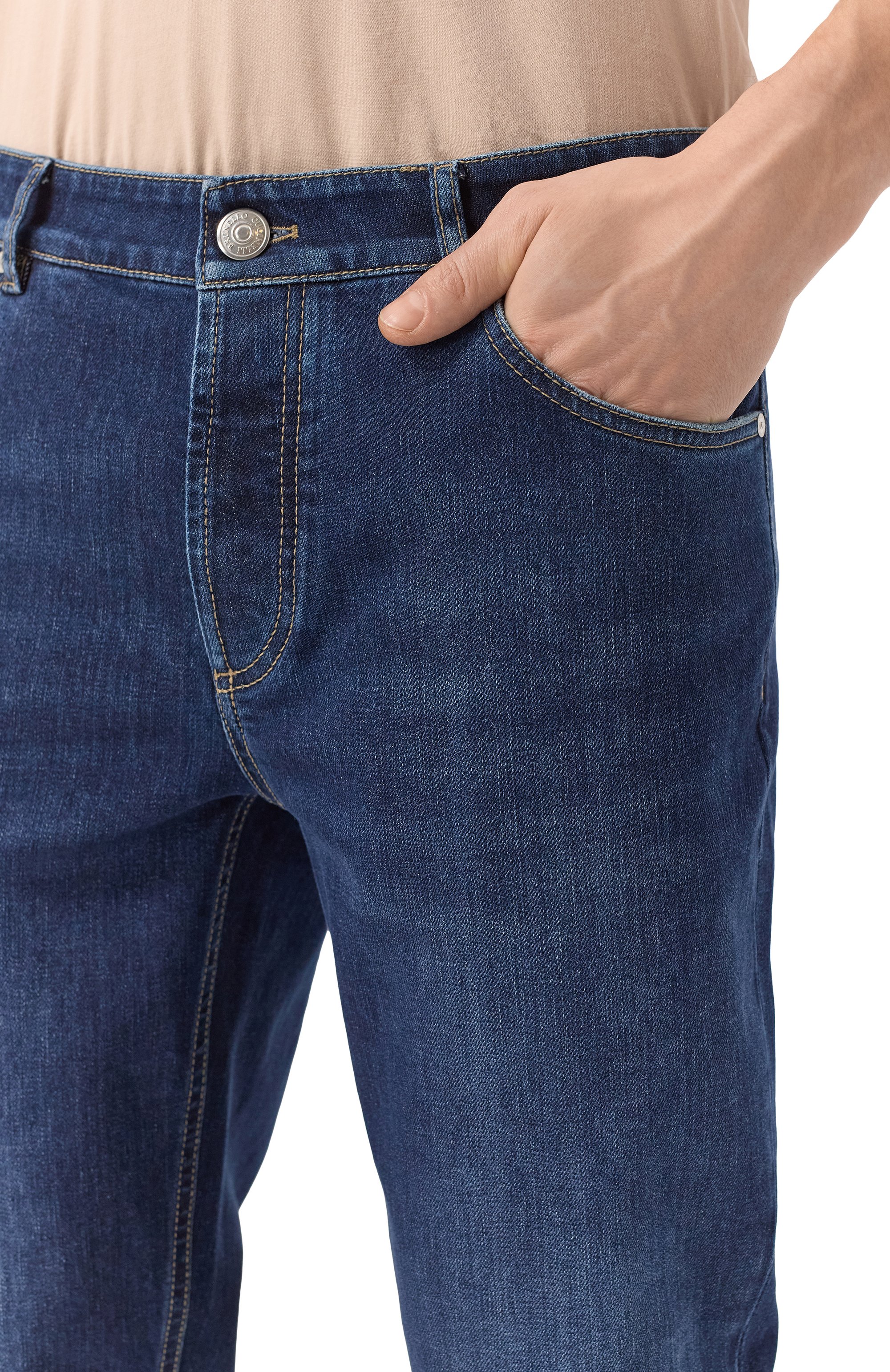 Джинсы traditional fit BRUNELLO CUCINELLI, арт. M283PB3210, фото 5