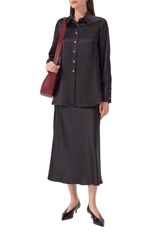 Кожаные туфли Babouche Le Monde Beryl BKT-NPL-BLA Чёрный  BKT-NPL-BLA Фото 2