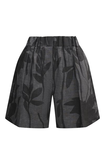 Женские льняные шорты BRUNELLO CUCINELLI, арт. MB650B1376