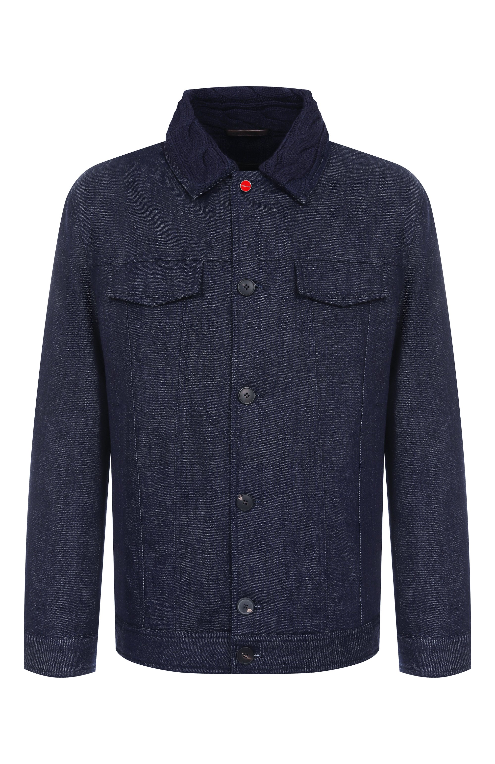 Джинсовая куртка-рубашка KITON, арт. UW2222V0438H03, фото 1