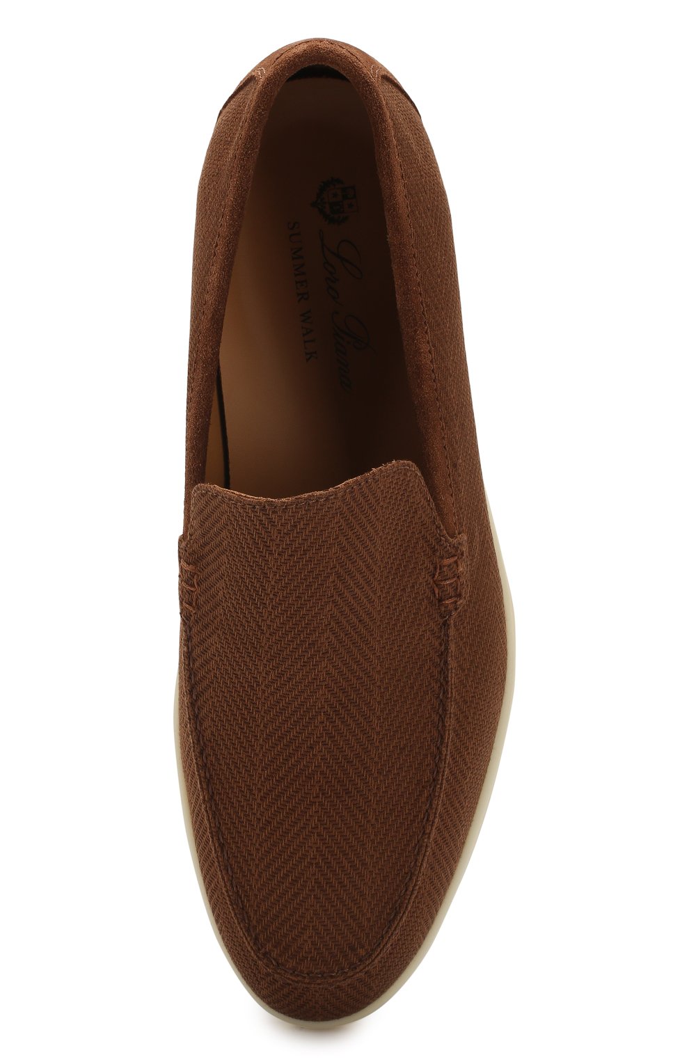 Текстильные лоферы summer walk LORO PIANA, арт. FAL0818, фото 5