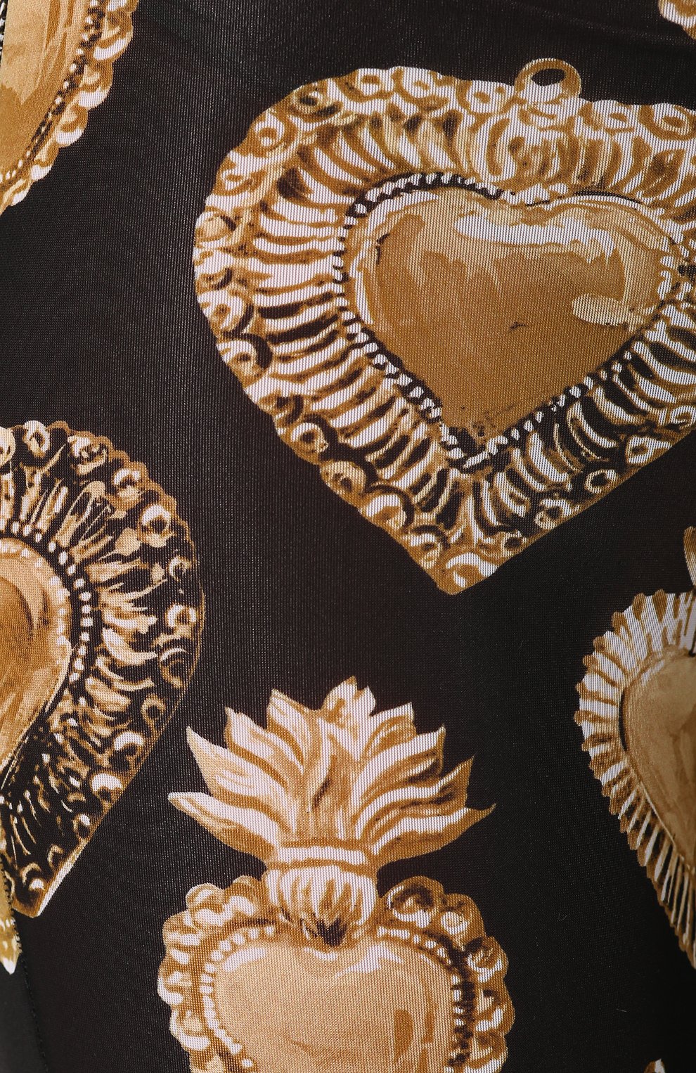 Легинсы с принтом DOLCE & GABBANA черного цвета по цене 69950 руб., арт. FTBHYT/FSGP6, фото 5 Легинсы с принтом DOLCE & GABBANA, арт. FTBHYT/FSGP6, фото 5