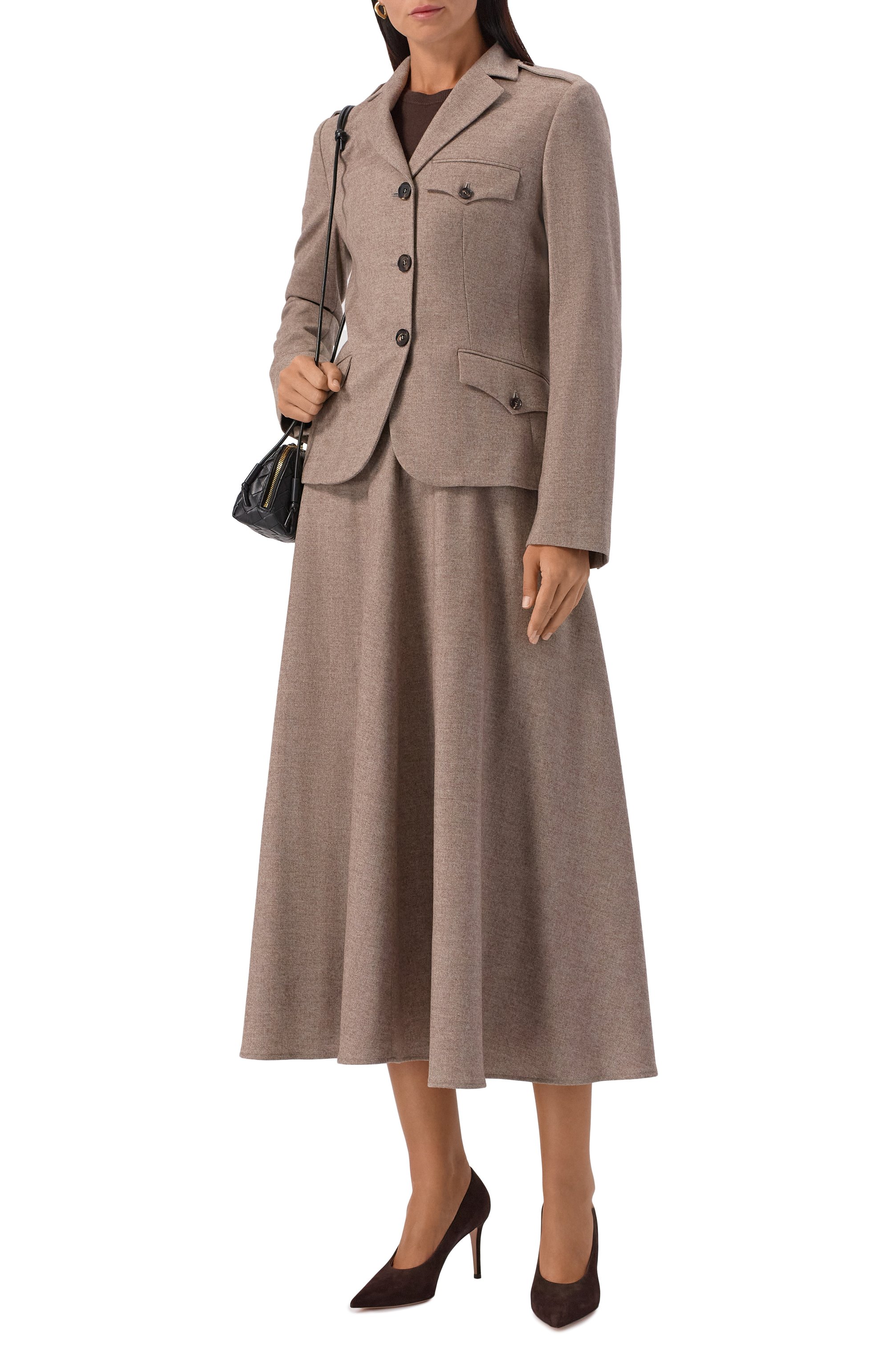 Юбка из шерсти и кашемира KITON, арт. D58208K0561G02, фото 2