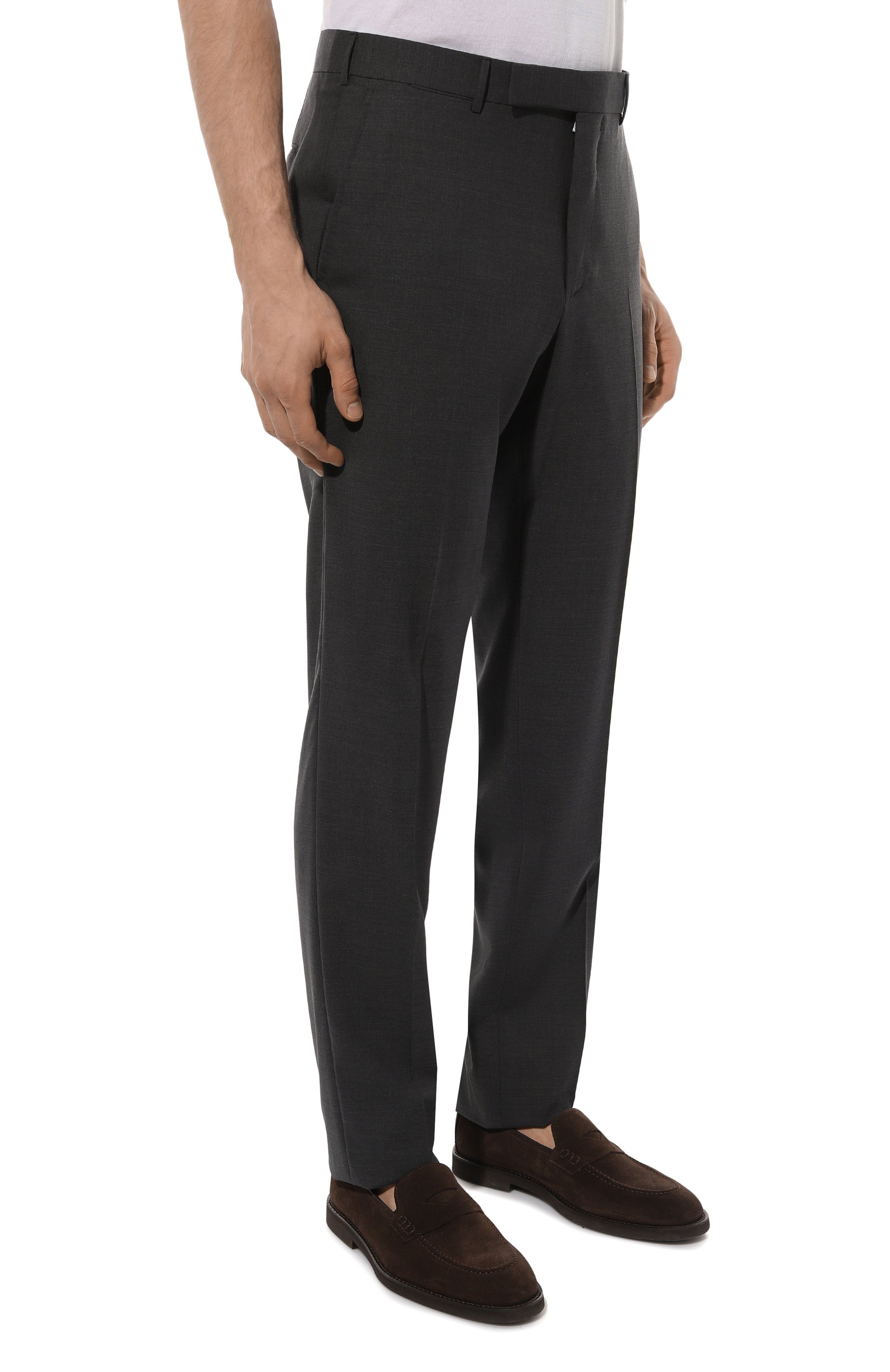 Шерстяные брюки ZEGNA, арт. C27F01/75TB12, фото 3