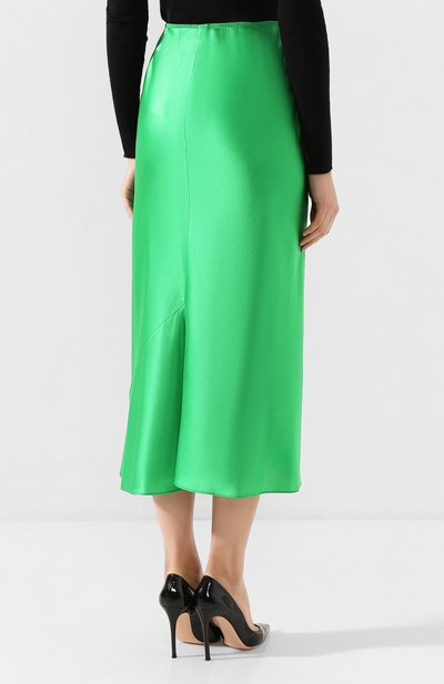 Юбка-миди DOROTHEE SCHUMACHER зеленого цвета по цене 42700 руб., арт. 549102/SHIMMERING MYSTERY, фото 4 Юбка-миди DOROTHEE SCHUMACHER, арт. 549102/SHIMMERING MYSTERY, фото 4