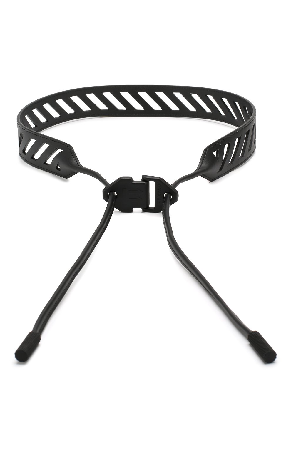 Кожаный пояс OFF-WHITE черного цвета по цене 54050 руб., арт. 0WRB020S197190441000, фото 1 Кожаный пояс OFF-WHITE, арт. 0WRB020S197190441000, фото 1