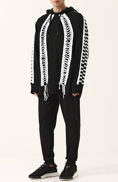 Хлопковое худи свободного кроя с отделкой KTZ, арт. HD 22, фото 2