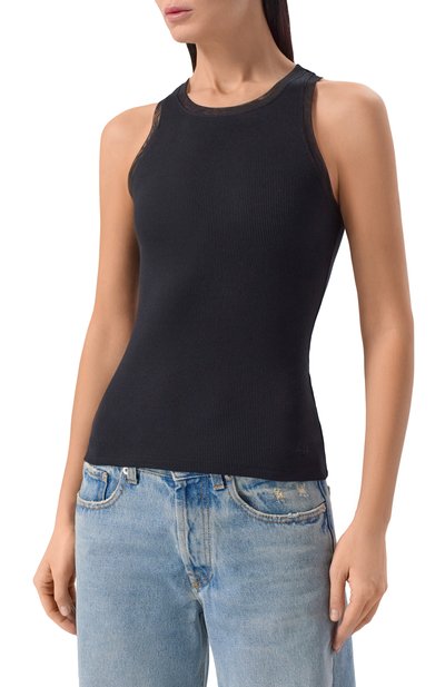 Хлопковая майка BOSS ORANGE, арт. 50553479, фото 3