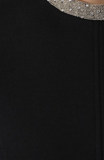 Шерстяное платье SAINT LAURENT черного цвета по цене 314000 руб., арт. 568820/Y791U, фото 5 Шерстяное платье SAINT LAURENT, арт. 568820/Y791U, фото 5