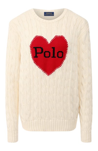 Женский хлопковый пуловер POLO RALPH LAUREN, арт. 211752560