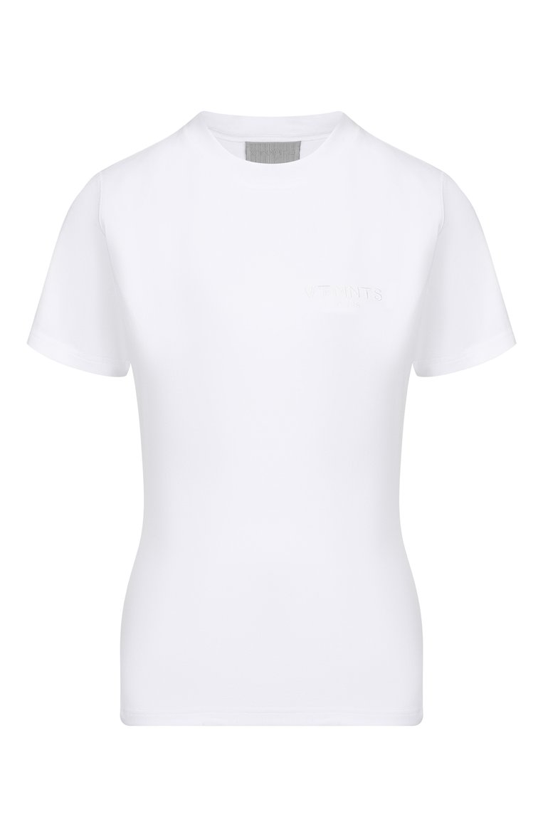Хлопковая футболка VTMNTS, арт. VL20TR180W, фото 1