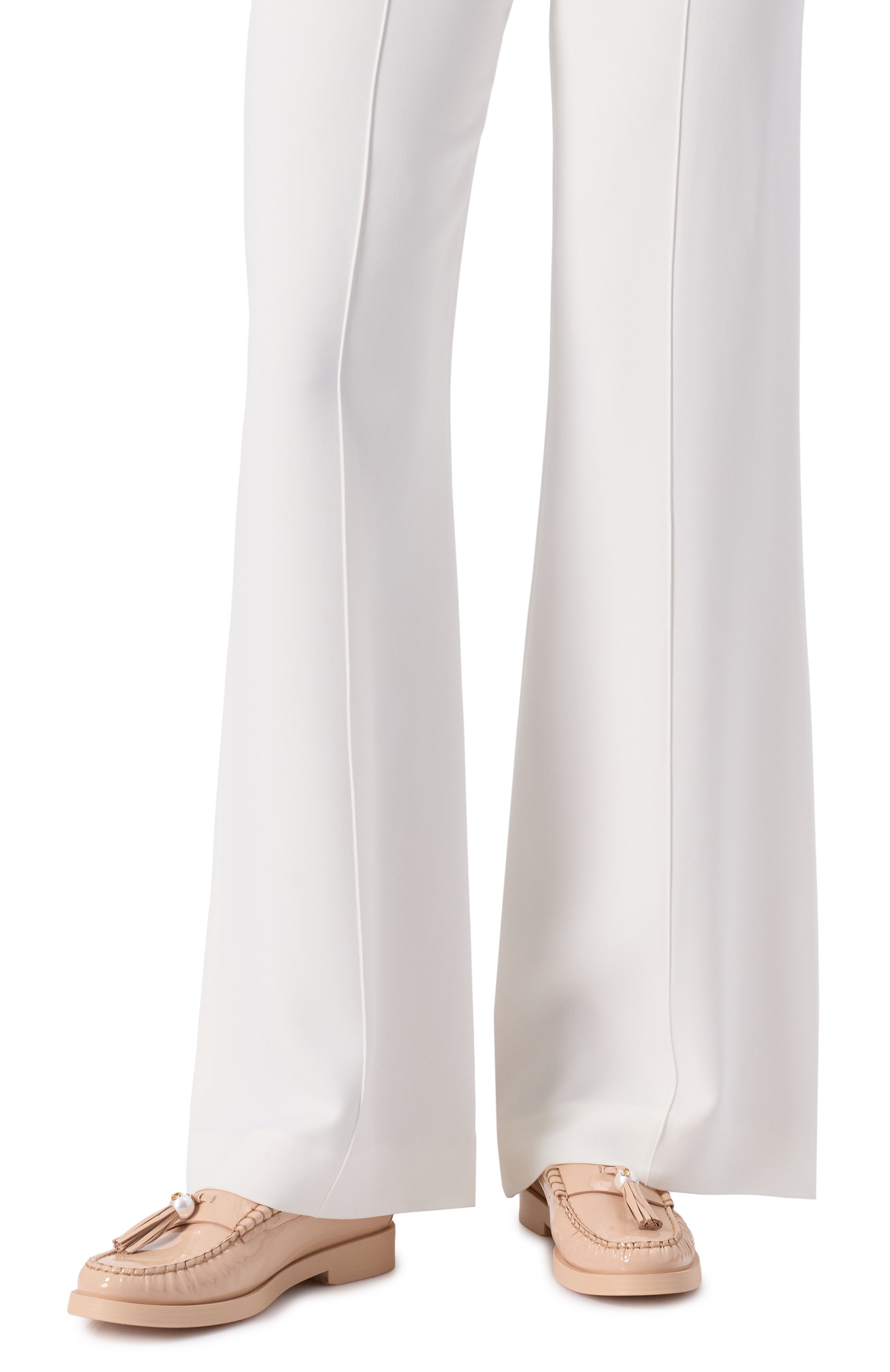 Кожаные лоферы addie JIMMY CHOO светло-бежевого цвета по цене 95700 руб., арт. ADDIE/PEARL/PAT, фото 3 Кожаные лоферы addie JIMMY CHOO, арт. ADDIE/PEARL/PAT, фото 3