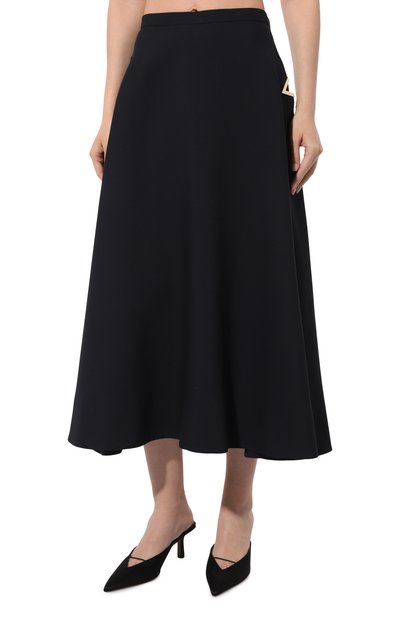 Юбка из шерсти и шелка VALENTINO, арт. 3B3RAA701CF, фото 3