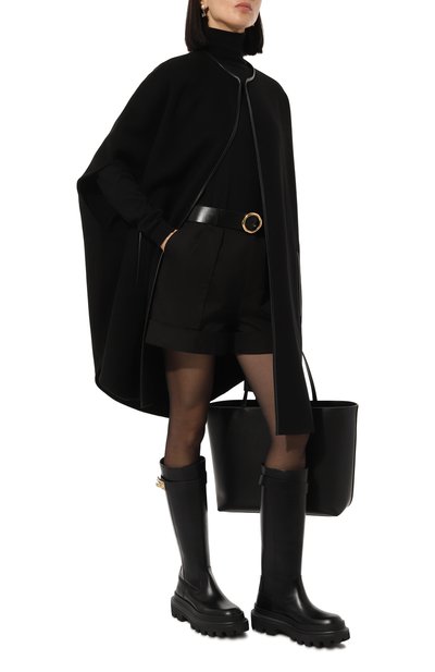 Кожаные сапоги DOLCE & GABBANA, арт. CU1070/AB640, фото 2