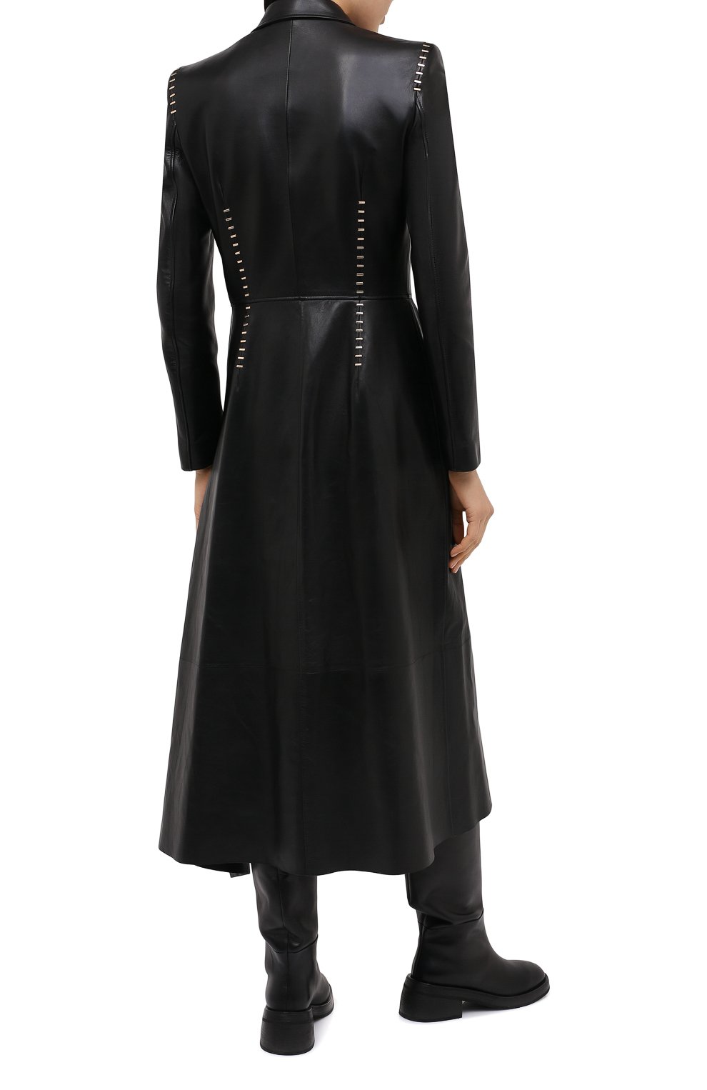 Кожаное пальто ALEXANDER MCQUEEN, арт. 633541/Q5AD9, фото 4