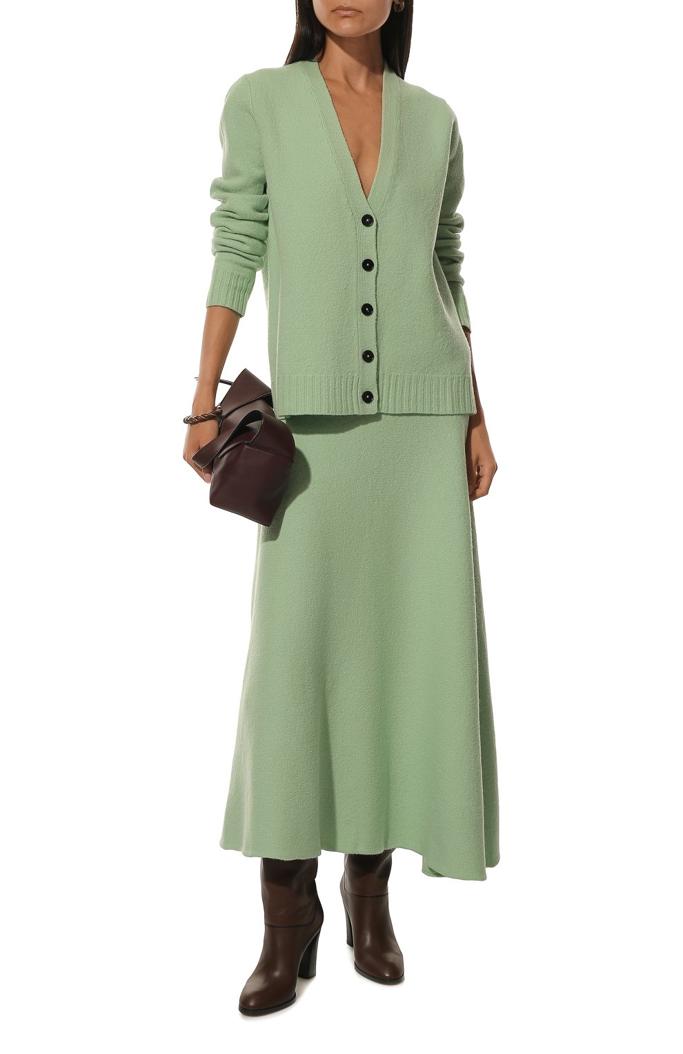 Шерстяная юбка JIL SANDER, арт. J02MA0024-J14506, фото 2