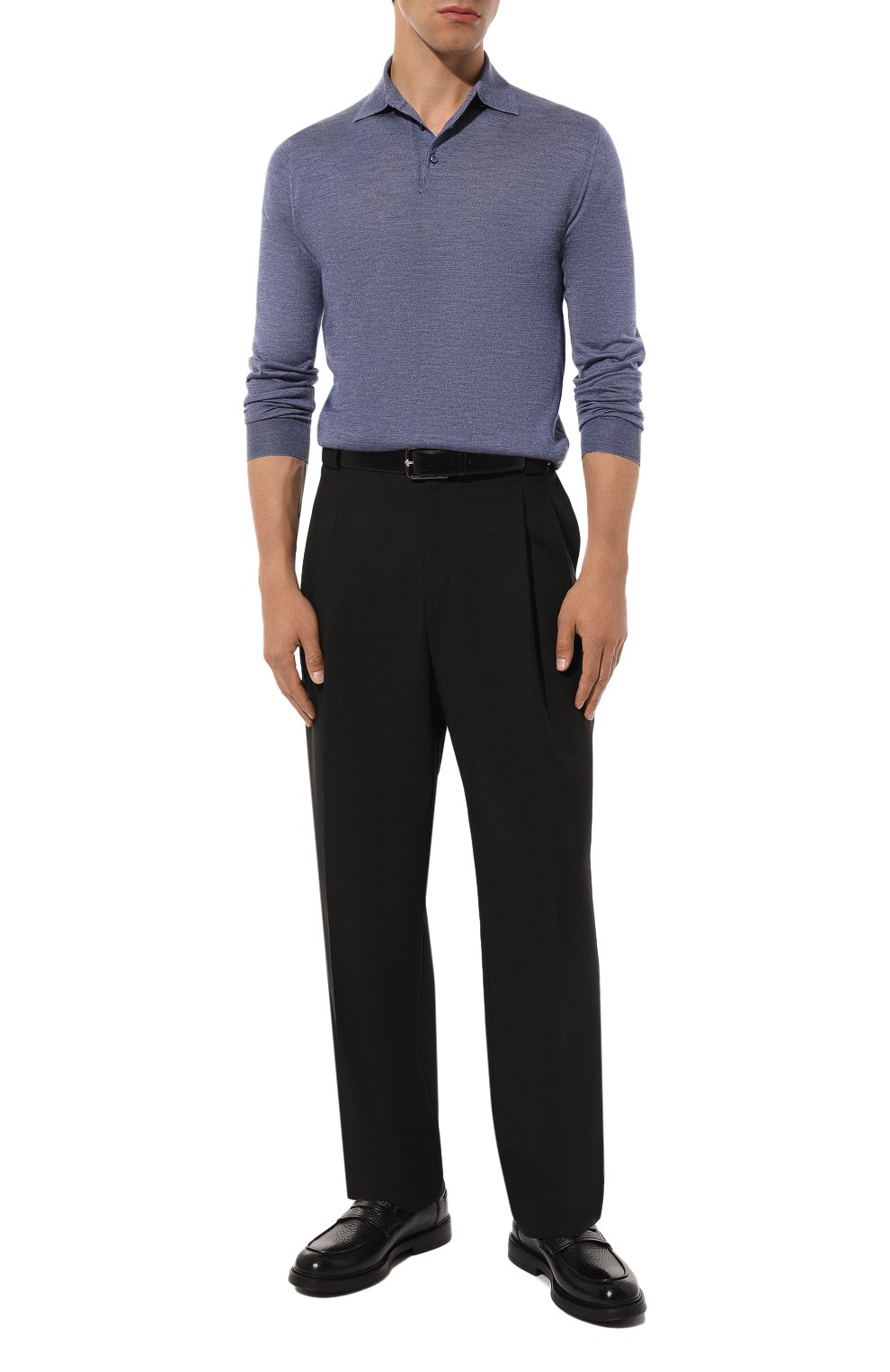 Поло из кашемира и шелка FEDELI, арт. 7UI07091, фото 2