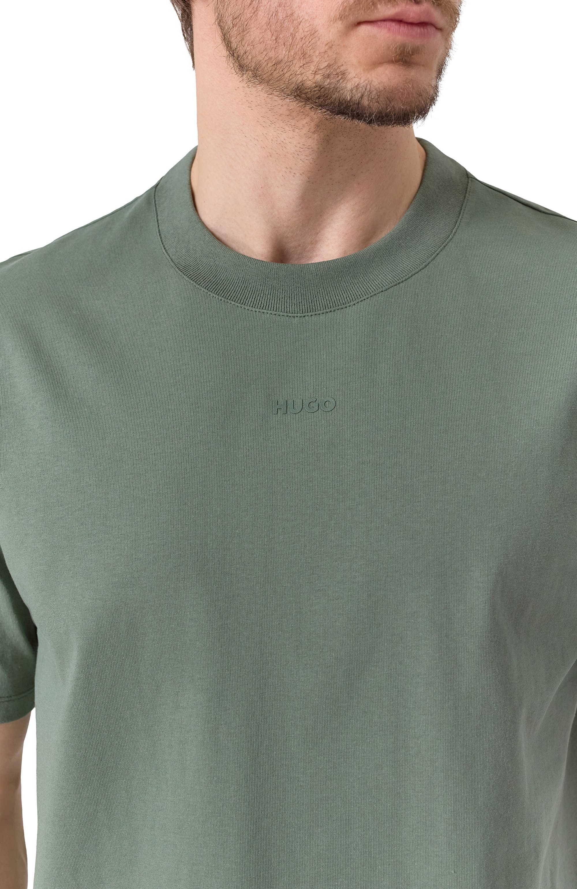 Хлопковая футболка HUGO, арт. 50488330, фото 5