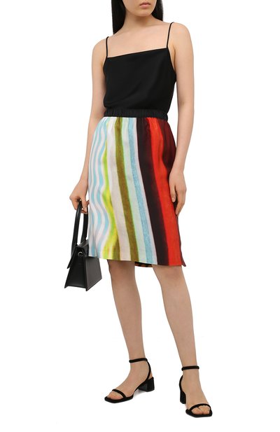 Юбка из вискозы DRIES VAN NOTEN разноцветного цвета по цене 49200 руб., арт. 211-30833-2092, фото 2 Юбка из вискозы DRIES VAN NOTEN, арт. 211-30833-2092, фото 2