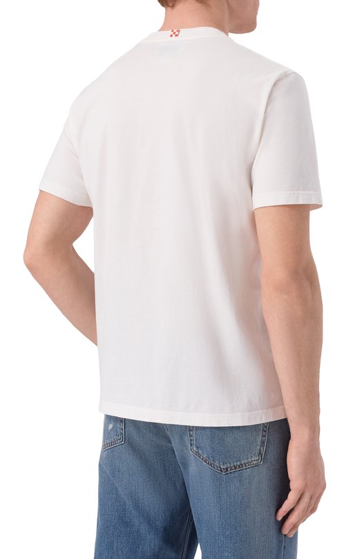 Хлопковая футболка MC2 Saint Barth ARN0001-00834I/ARN0TT Белый  ARN0001-00834I/ARN0TT Фото 4