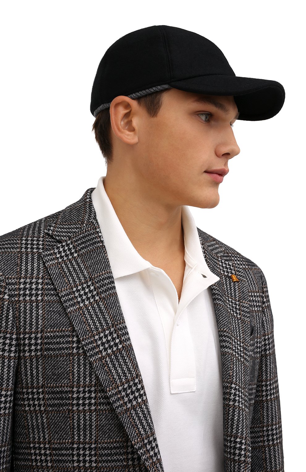 Кашемировая бейсболка FEDELI, арт. 4UI00806, фото 2