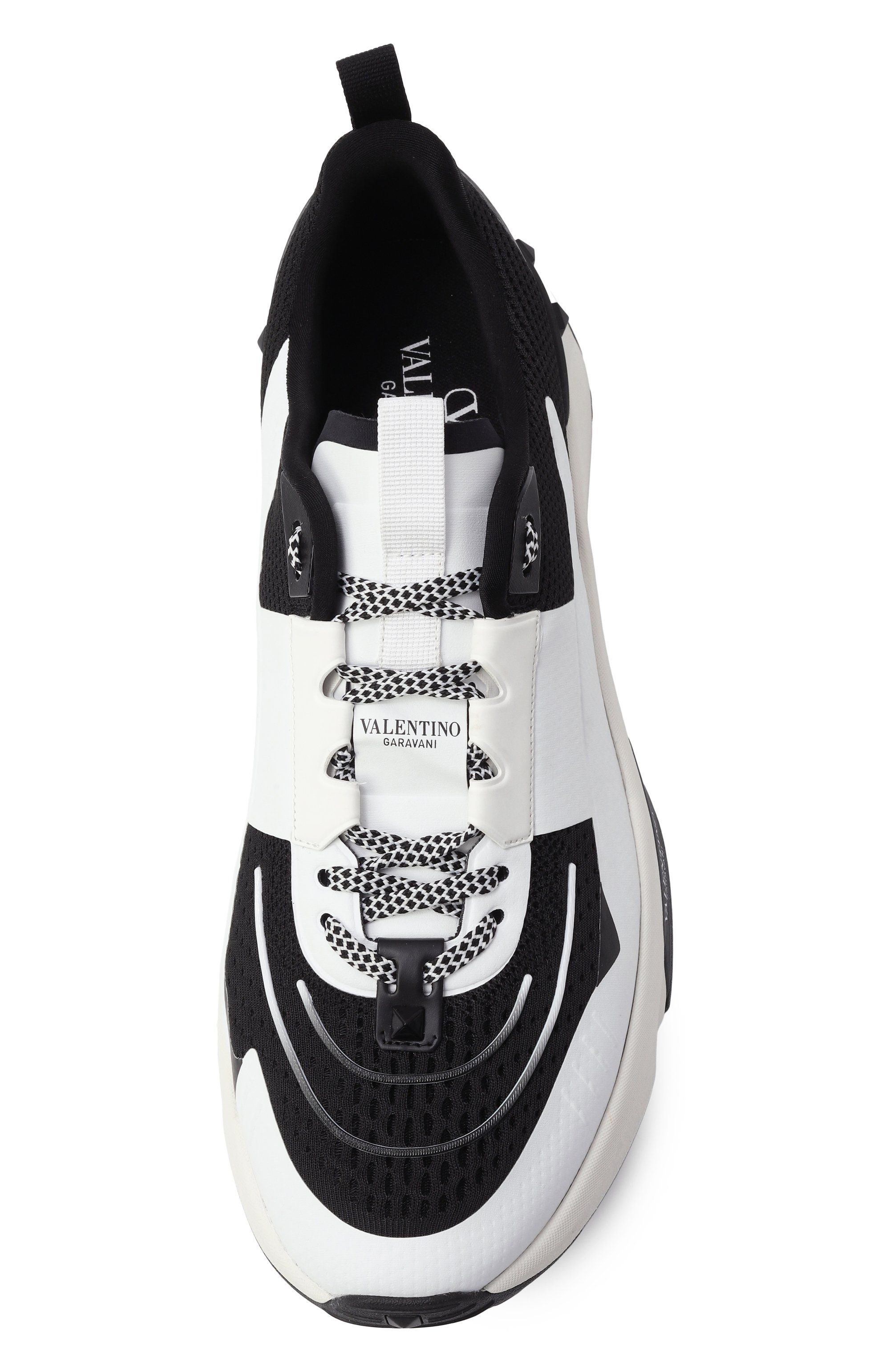 Текстильные кроссовки true act VALENTINO черно-белого цвета по цене 99900 руб., арт. 6Y2S0H96/PTN, фото 6 Текстильные кроссовки true act VALENTINO, арт. 6Y2S0H96/PTN, фото 6