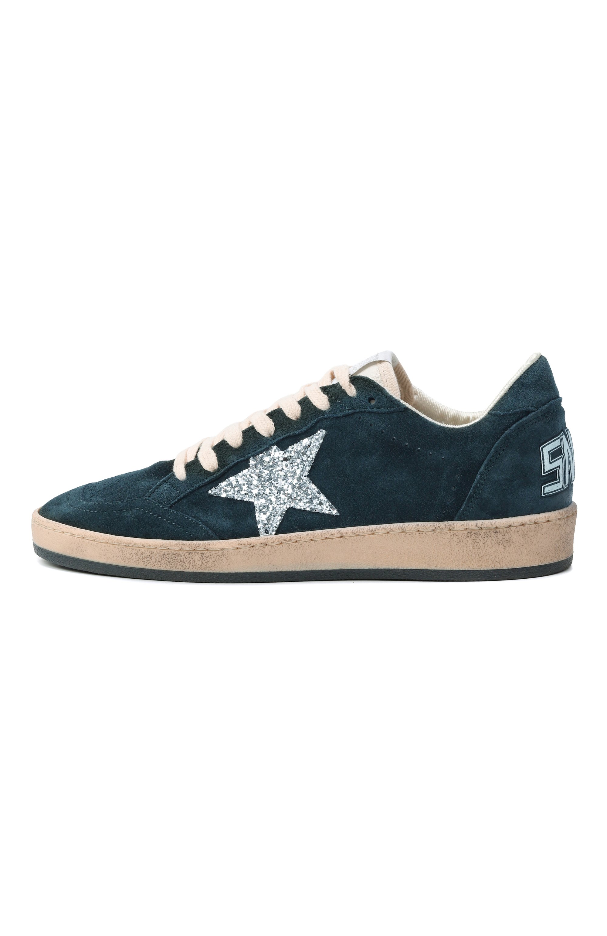 Замшевые кеды ball star GOLDEN GOOSE DELUXE BRAND, арт. GWF00117.F006680, фото 4