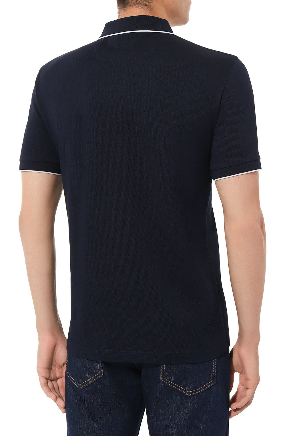 Хлопковое поло GIORGIO ARMANI, арт. 3KSF75/SJMZZ, фото 4