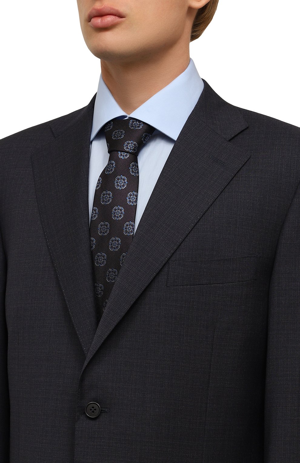 Шелковый галстук CANALI, арт. 18/HJ04151, фото 2