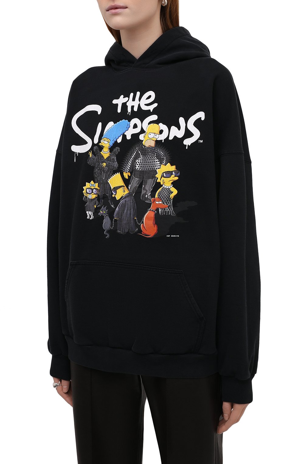 Хлопковое худи balenciaga x the simpsons BALENCIAGA, арт. 675003/TLVG8, фото 3