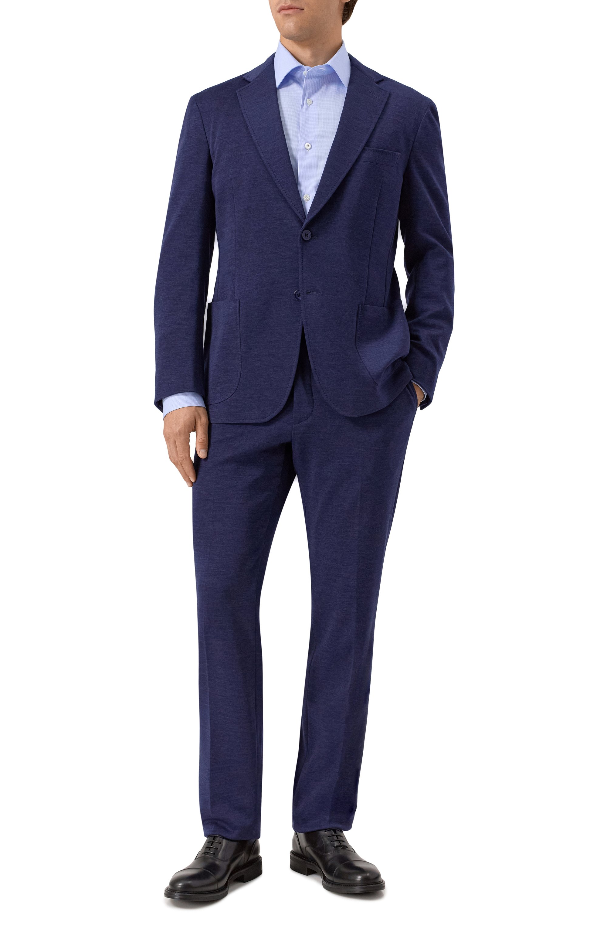 Кожаные оксфорды W.GIBBS черного цвета по цене 49300 руб., арт. 3169009/CAFTEK, фото 2 Кожаные оксфорды W.GIBBS, арт. 3169009/CAFTEK, фото 2