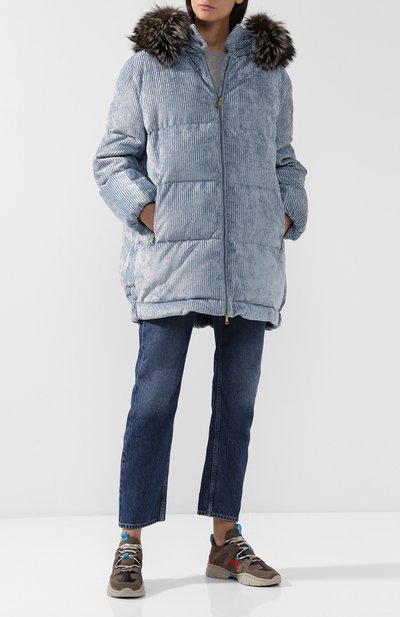 Вельветовый пуховик MONCLER, арт. D2-093-49907-20-549UA, фото 2