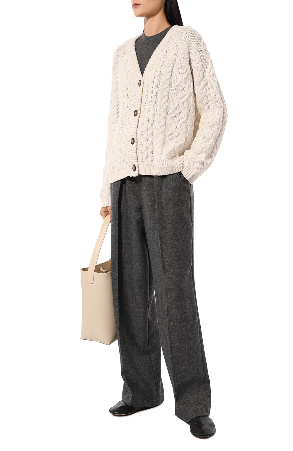 Кардиган из шерсти и кашемира LOULOU DE SAISON, арт. KUMA, фото 2