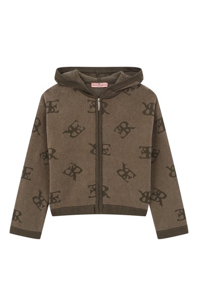 Хлопковая толстовка ERMANNO SCERVINO, арт. SFFE006C