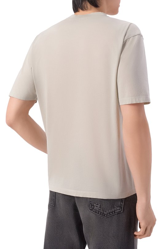 Хлопковая футболка C.P. Company 20CMTS243A/110666W Серый  20CMTS243A/110666W Фото 4