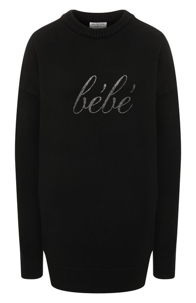 Женский хлопковый свитер BALENCIAGA, арт. 682001/T3225