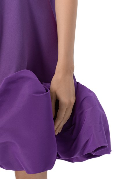 Платье из шелка и шерсти BALENCIAGA, арт. 872254/TUT14, фото 4