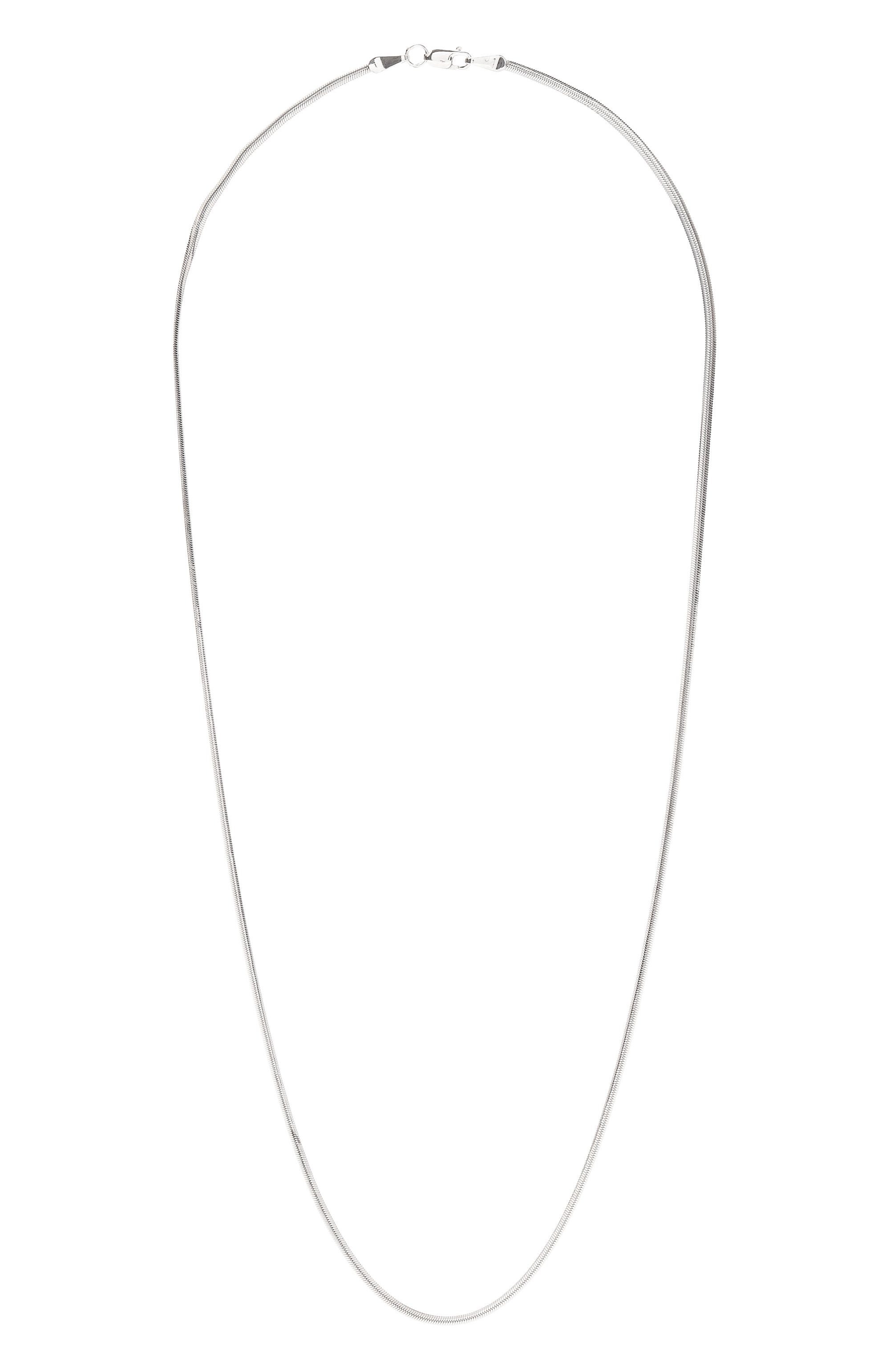 Цепочка кобра JEWLIA серебряного цвета по цене 9500 руб., арт. JR-0,35/50, фото 1 Цепочка кобра JEWLIA, арт. JR-0,35/50, фото 1