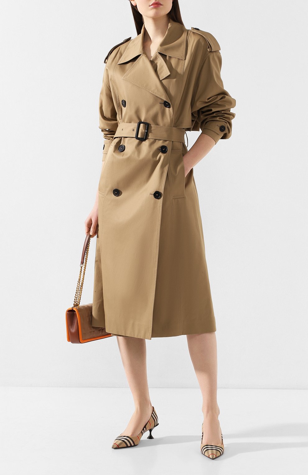 Текстильные туфли BURBERRY, арт. 8024075, фото 2