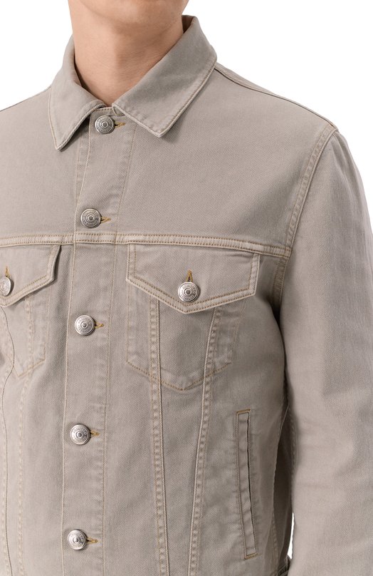 Джинсовая куртка Brunello Cucinelli M277P6910 Серый  M277P6910 Фото 5
