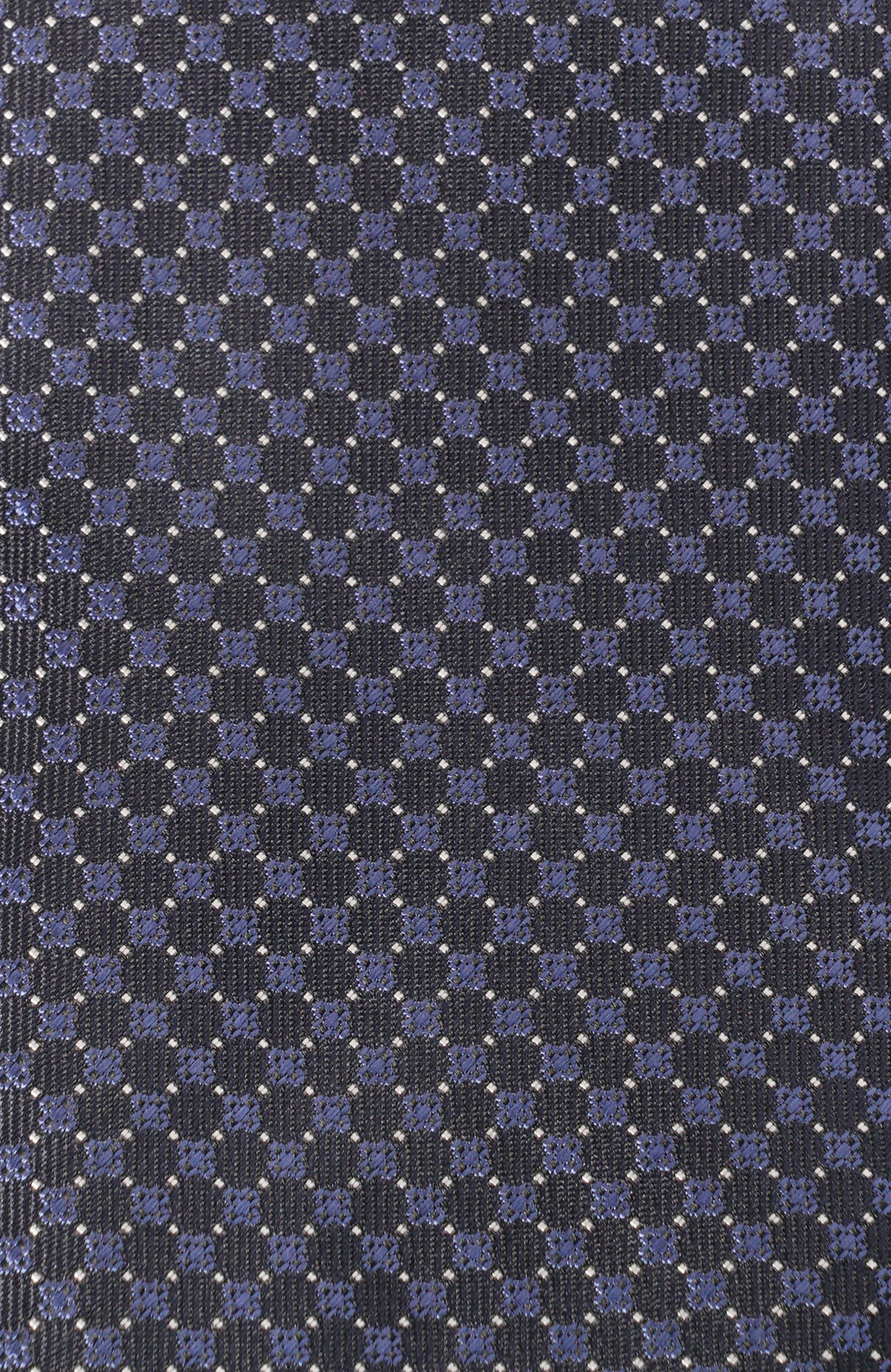 Шелковый галстук CANALI темно-синего цвета по цене 21450 руб., арт. 18/HJ04702, фото 4 Шелковый галстук CANALI, арт. 18/HJ04702, фото 4