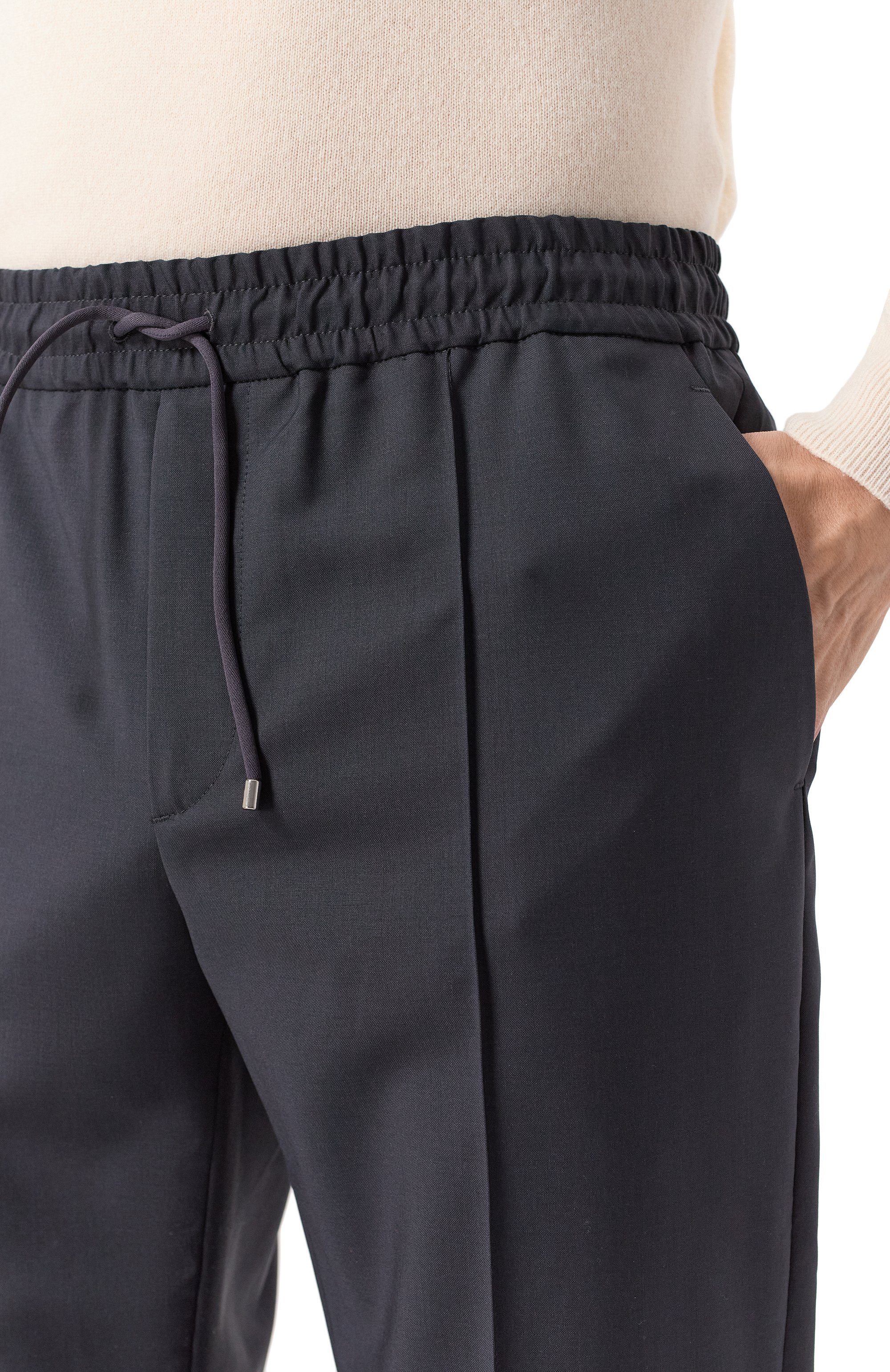 Шерстяные брюки VALENTINO, арт. 5V3RB52225S, фото 5