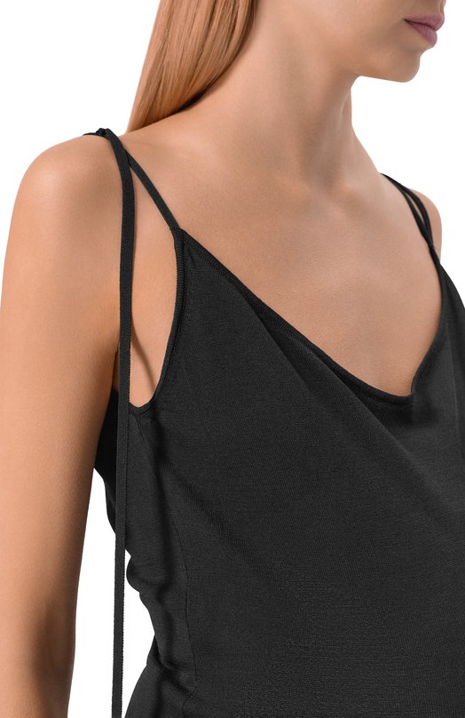 Платье из вискозы Pietro Brunelli AGG018/VIGCRE Чёрный  AGG018/VIGCRE Фото 4