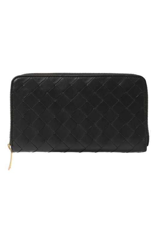 Кожаное портмоне Bottega Veneta 814674/VCPP2 Чёрный 814674/VCPP2